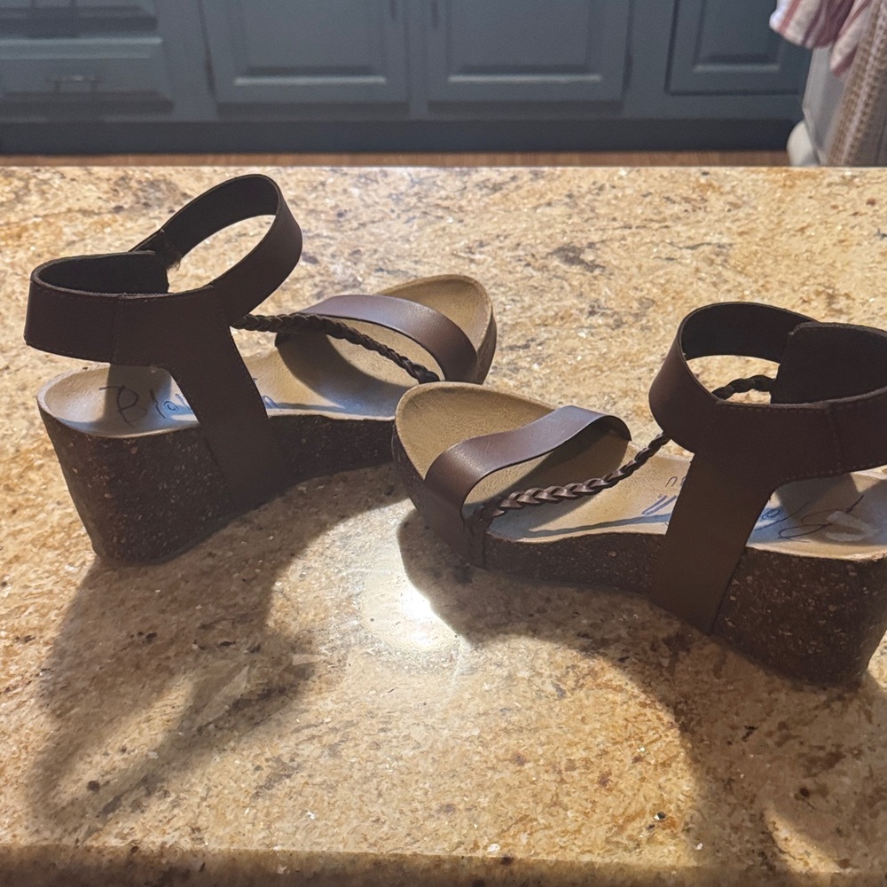 Blowfish Brown Braided Sandals - Picture 4 of 5